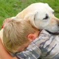 chien et enfant