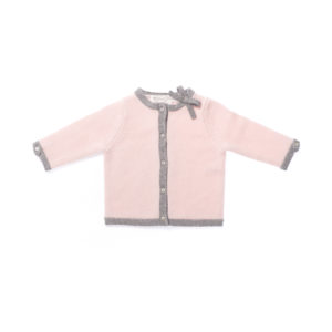 cardigan rose Oscar et valentine