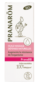 huile massage bébé pranarom