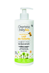 lait de toilette charlotte babybio