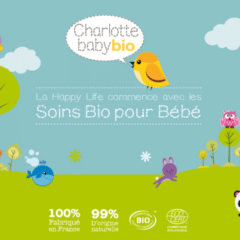 Charlotte babybio : la nouvelle gamme de soins bébé BIO à prix mini !