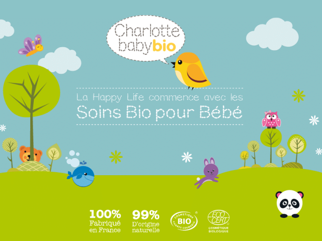 Charlotte babybio : la nouvelle gamme de soins bébé BIO à prix mini !