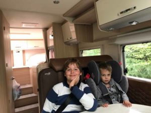 family road trip en camping car